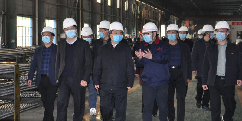 The municipal government supervision team went to Anyang Longteng to supervise the epidemic prevention and control and the resumption of work and production